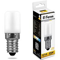 Лампа светодиодная для холодильника Feron LB-10 2Вт Е14 220В  2700К картинка 